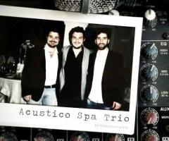 Trio Acustico Spa - Foto ricordo del Trio musicale