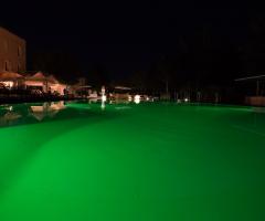 Villa Grazia Cattania - La piscina della Villa di notte