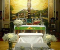 Addobbo floreale chiesa