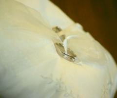 Cuscino portafedi per il matrimonio