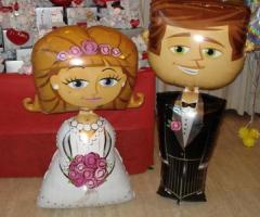 Palloncini a forma di sposi