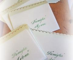 Personalizzazione buste (Solea mosaici&calligrafia)