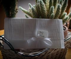 L'invito scritto a mano.