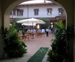 particolare del cortile