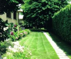 Giardino della location di matrimonio