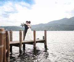 Nicola Genati Fotografo - Gli sposi sul pontile