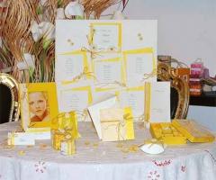 Coordinato Margherita tableau e inviti per il matrimonio