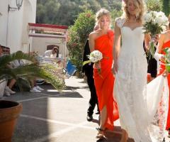 Foto della sposa con le damigelle realizzata da Marco Ficili