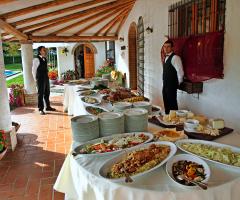 Il prelibati piatti di Villa Raffaello