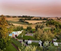 Vista dalla location di matrimonio