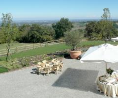 Il meraviglioso parco che circonda il casale