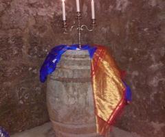 Dettaglio cantina presso la Masseria Via Trentola