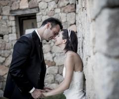 gli sposi durante la sessione bride&groom