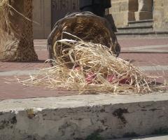 Addobbo floreale country chic per il matrimonio