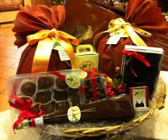 Cesto di Natale confezionato artigianalmente