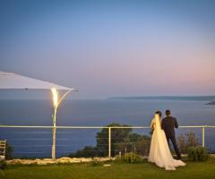 Cala dei Balcani - Gli sposi al tramonto