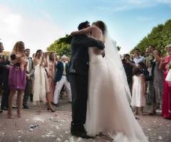 Foto del bacio degli sposi (Tkvideo photo - Diego Tortini)