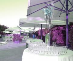 Tutto pronto per il banchetto presso l'Azienda Agrituristica Arabesque