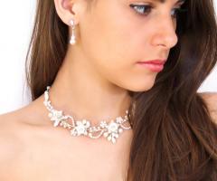 Collana sposa con Swarovski