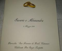 Le Nozze Che Vorrei - Libretto messa per matrimoni a Catanzaro