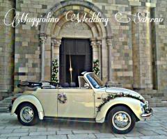 Maggiolino Wedding - Maggiolone cabrio bianco