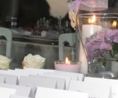 Tavoli per il ricevimento di matrimonio