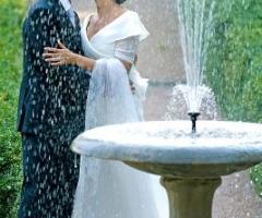 Foto bacio degli sposi