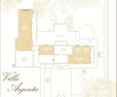 Ricevimento di matrimonio nel giardino della location