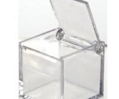 Scatolina plexiglass 5x5x5 - Bomboniere la Rosa