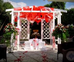 Il Capanno - L'allestimento per la cerimonia in loco