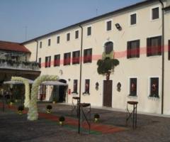 Entrata di Villa Faggiotto per il matrimonio