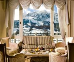 Sala da tea della location di matrimonio