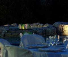 Dettaglio tavoli per ricevimento