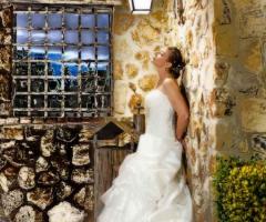 Sposa in posa effetto HDR