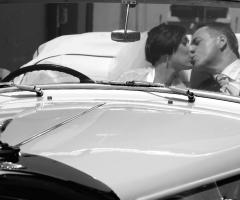 Sposi in auto - Brenna Matrimoni