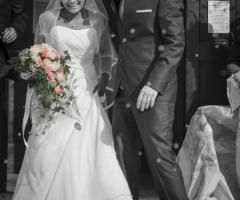 Foto sobria degli sposi