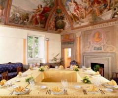 Sala interna per il ricevimento di nozze