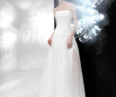 Abito semplice in soffice tulle