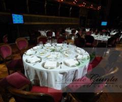 Tavolo rotondo per le nozze