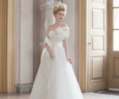 Fantasioso abito da sposa dell'Atelier Le Spose di Maratana di Modena