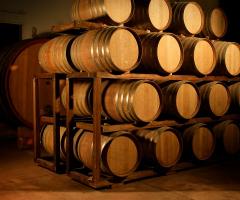 Le preziose botti dell'Agriturismo Casa Mia