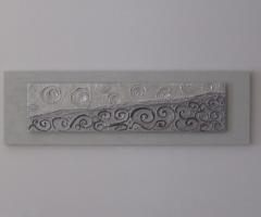 Pannello d'arredamento astratto, moderno. Inseparabili di Mancini Marzia