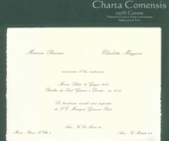 Tipografia Salassa - Partecipazioni di matrimonio in Charta Comensis