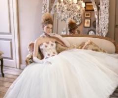 Vestito da sposa con corpetto decorato - Collezione La Magia del matrimonio d'inverno