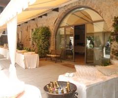 Villa Casa Forte di Bisone - Antipasti di nozze serviti in giardino