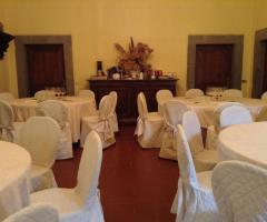 uno degli ampi saloni da ricevimento