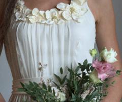 Miranda Di Sipio Atelier - "Fiori di Mandorlo"
Tessuti: Raso e Georgette in pura seta