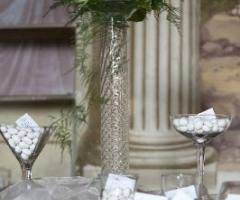 Addobbo floreale per la confettata