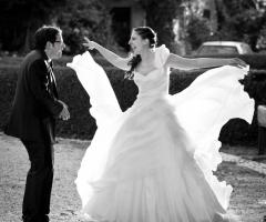 Foto degli sposi dopo le nozze