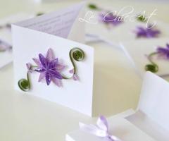 Partecipazioni realizzate interamente a mano